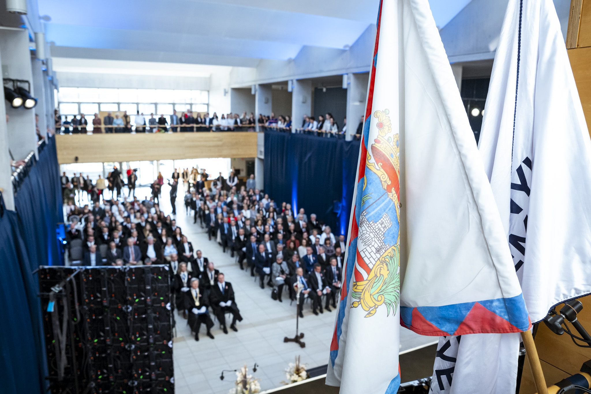 Gallery of award recipients: The ceremony also provided an opportunity to present the prestigious recognitions of Széchenyi István University. (Photo: András Adorján, Gergely Nagy / Széchenyi István University)